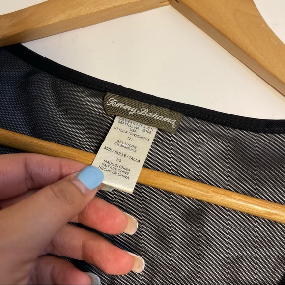 Tommy Bahama Women Size XS  Sheer Cover Up Tunic Top Dress Nylon - Picture 7 of 8